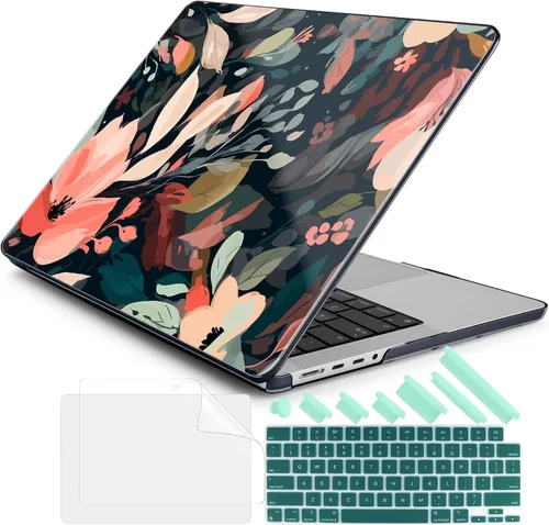 Vista 42 de DONGKE Funda para M5 MacBook Pro de 14 pulgadas 2025 2024-2021 M4 M3 M2 M1, cubierta de carcasa dura de plástico compatible con A3434 A3112 A3401