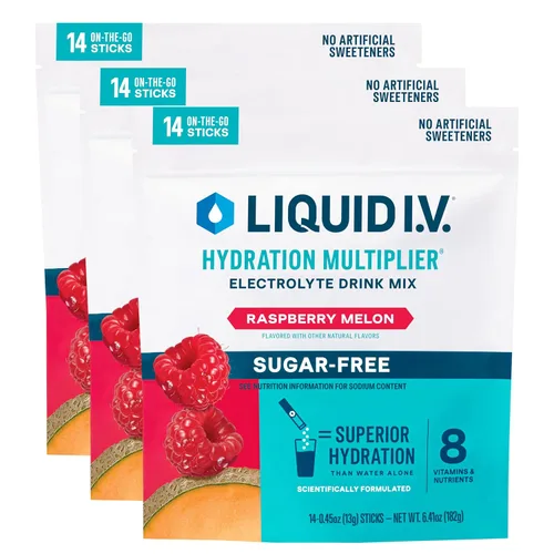 Vista 9 de Liquid I.V.® Hydration Multiplier® Sin Azúcar - Limón Lima - Paquetes de Polvo para Hidratación Mezcla de Bebida en Polvo con Electrolitos