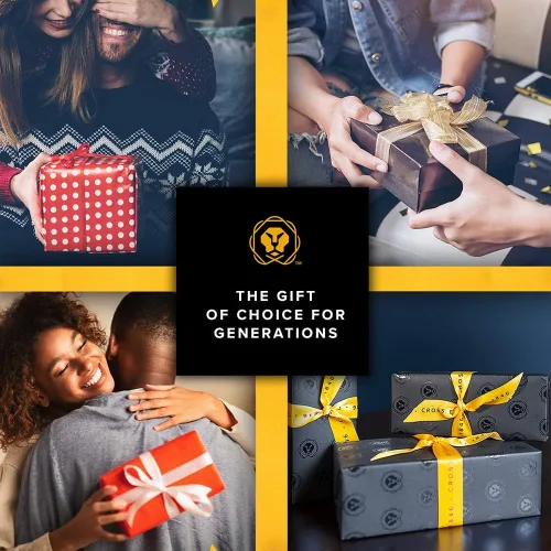 Vista 7 de Cross Bailey Pluma Fuente Recargable Presentada en una Caja de Regalo Premium - Punta Media, Tinta Negra, Negro