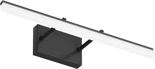 Vista 17 de Aipsun Luces LED de tocador de 15.7 pulgadas ajustables para baño, lámpara de pared para baño, accesorio de iluminación sobre espejo cromado moderno