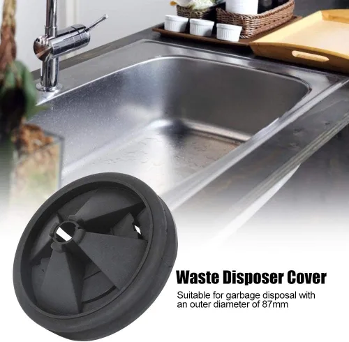 Vista 8 de Fdit 2 piezas de silicona para desechos de basura, protección contra salpicaduras para 3.425 in de diámetro exterior