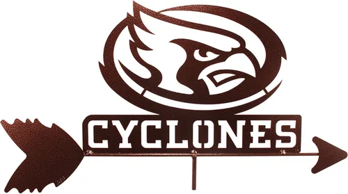 Vista 6 de SWEN Products Veleta de ciclones de la Universidad Estatal de Iowa (montaje ajustable incluido)