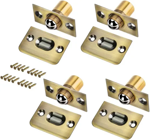 Vista 9 de Jiayi - Juego de 2 accesorios para puerta de armario, cierre de bola para puerta francesa, cierre de bola para la parte superior de la puerta