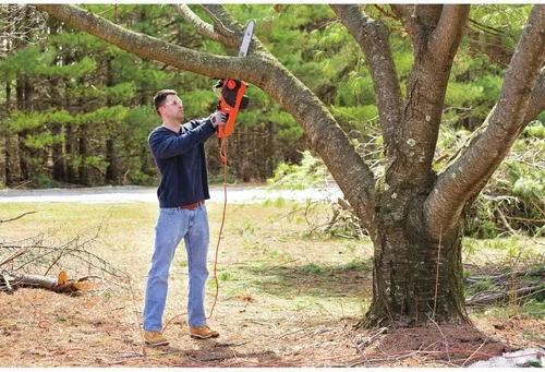 Vista 4 de BLACK+DECKER CS1518 Motosierra con cable de 15 A y 18 pulgadas