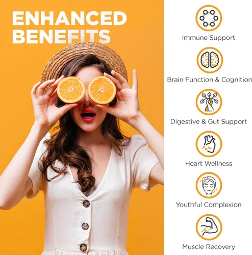 Vista 5 de Nutrivein Paquete de cápsulas de vitamina C liposomal premium y suplementos de gluconato de zinc: gluconato de zinc de alta absorción + suplemento