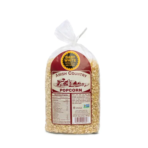 Vista 12 de Amish Country Popcorn 24 (Bolsas de 4 Oz) Palomitas de Maíz Baby White Tradicionales, Sin OMG y Sin Gluten