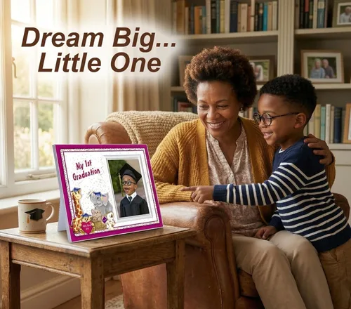 Vista 7 de Mi primera graduación, volver a la escuela, marco de fotos de regalo