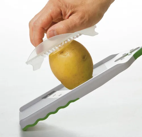 Vista 4 de Prepworks by Progressive Adjust-A-Slice Mandolina, verde (paquete de 12)