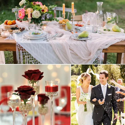 Vista 7 de 100 Piezas de Perlas Flotantes Sin Agujero para Jarrones y 500 PIEZAS para Flotar, Cuentas Flotantes para Centro de Mesa, Decoración del Hogar, Mesa