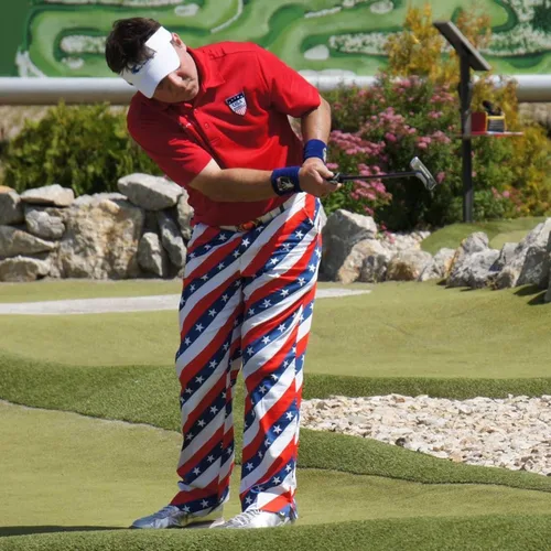 Vista 5 de Royal & Awesome Crazy Golf Pants for Men, Funny Golf Pants Men Slacks, Mens Plaid Golf Pants, Colorful Funky Golf Pants