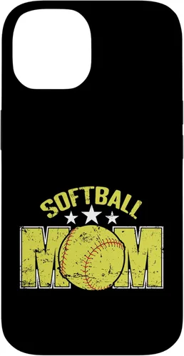 Vista 4 de Softball Mom Sports Parent Team Supporter Case for iPhone 16