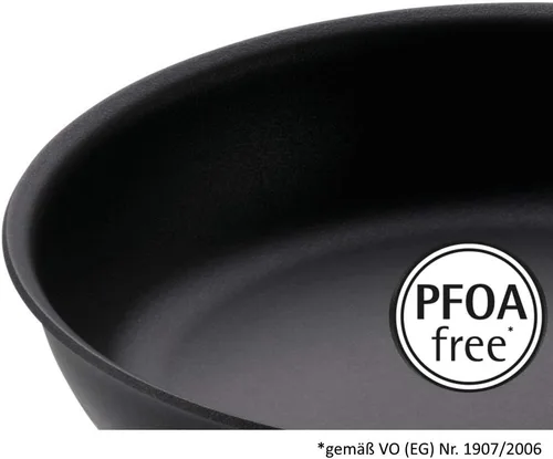 Vista 10 de WMF Sartén profesional para carnes de inducción de 9.4 in, ideal para sellar, material multicapa, control rápido del calor, sartén recubierta