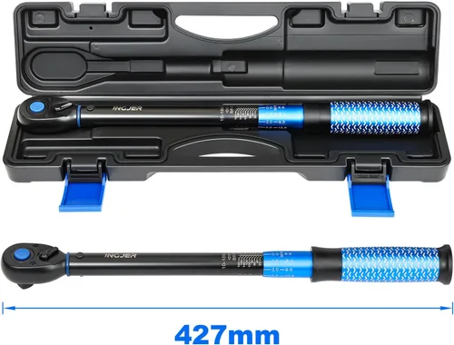 Vista 7 de UPGRADE - Llave dinamométrica de clic de 1/2 pulgada, 10-180 pies libras, llave dinamométrica de doble dirección ajustable de 72 dientes