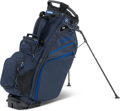 Vista 16 de Bag Boy Chiller Pro - Bolsa híbrida para soporte de golf Negro/Carbón