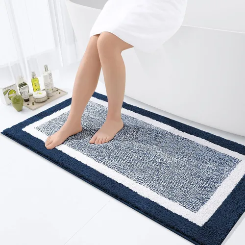 Vista 36 de OLANLY Alfombras de baño 24x16, tapetes de baño extra suaves y absorbentes de microfibra, antideslizantes, lavables a máquina, secan rápido