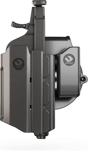 Vista 9 de Orpaz T40 - Funda ajustable y modular Canik TP9 compatible con soporte OWB Canik TP9 con luz/láser/vista/óptica, asegurará tu pistola con una