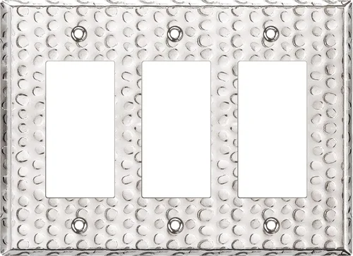 Vista 35 de LIDER Placa decorativa de pared de metal para interruptor o receptáculo, cubierta de salida de acero inoxidable, resistente a la corrosión