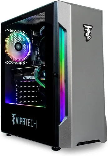 ViprTech Rebel 3.0 Gaming PC - AMD Ryzen 5 (4.2Ghz Turbo), RTX 3060 12GB, 32GB DDR4 3200, 1TB NVMe SSD, Bluetooth, listo para VR, transmisión, RGB,
