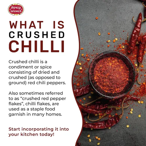 Vista 3 de Copos de pimiento rojo triturado de 5 libras a granel - Copos de chile - por Spicy World