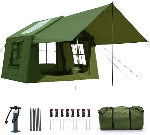 Inflatable Tents for Camping, Blow Up Tent with Stove Jack, Ytaoeo Hot Tent