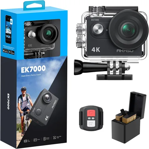 Videocámara sumergible DV con wifi AAKASO EK7000 4K Action Camera Sports.