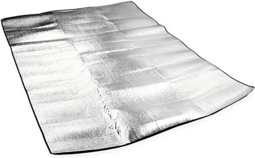Wind Tour Alfombrilla de Espuma de Papel de Aluminio a Prueba de Humedad de Doble Cara para Exteriores Impermeable y Aislante Alfombrilla de Papel