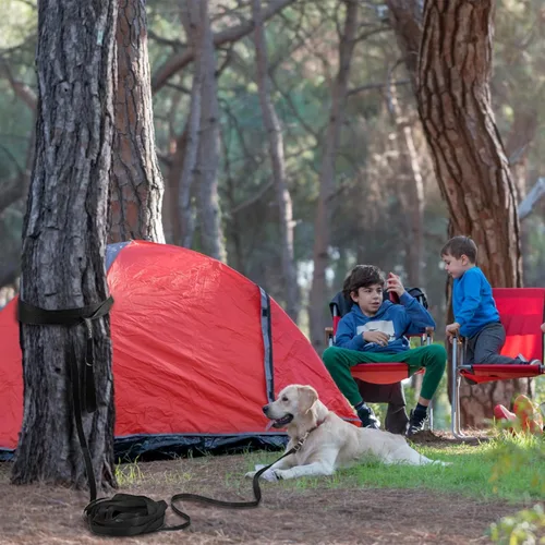 Vista 7 de Correa de plomo larga para entrenamiento exterior de perro de 30 pies, ajustable, correa de entrenamiento de perro para perros grandes, medianos