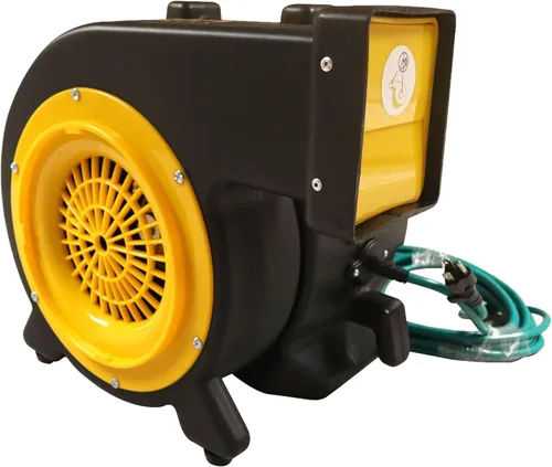 Zoom Blowers LTE Inflatable Bounce House Blower for Bouncy Jump Castle, Water Slides, and Obstacle Course, Electric, Energy Efficient, Low Amp Draw,