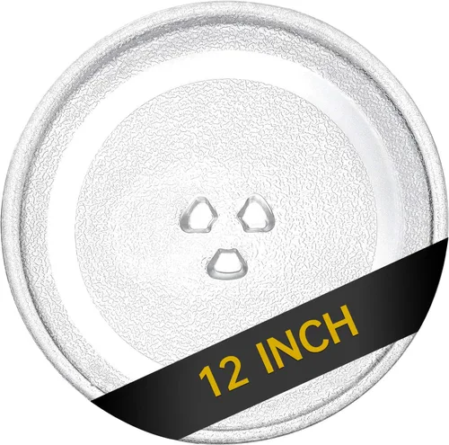 Vista 7 de Plato giratorio de vidrio para microondas de 9.6", Plato de microondas de 24.4cm, Plato de vidrio de repuesto para bandeja, Plato de vidrio