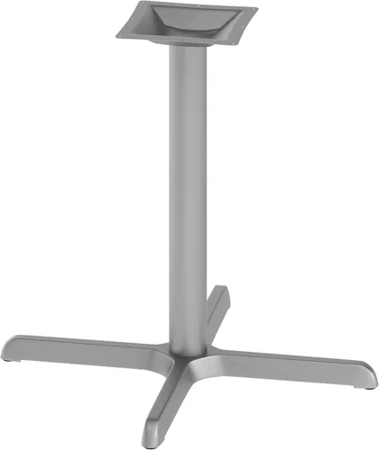 Flash Furniture Beverly - Mesa de restaurante de 30 x 30 pulgadas, base en X con columna de altura de mesa de 3 pulgadas de diámetro, base en X
