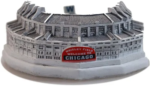 Vista 3 de Wrigley Field - Estadio de réplica de cerámica en miniatura