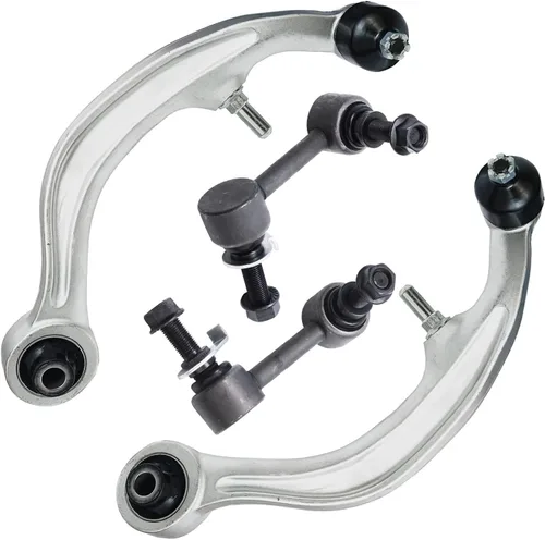 Vista 135 de Detroit Axle - Kit de brazos de control delanteros de 4 piezas para Nissan Cube 2009-2014, Nissan Versa 2007-2012 2 brazos de control inferiores