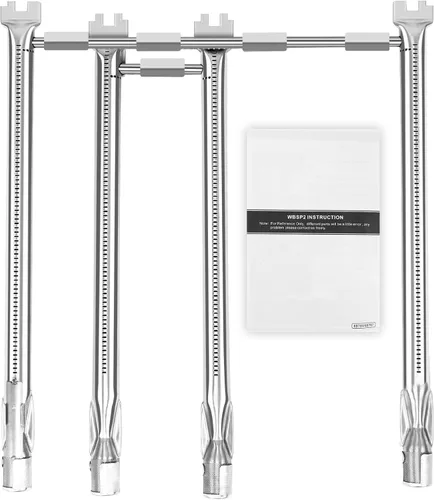 Uniflasy 69787 - Tubos de quemador de parrilla para Weber Spirit serie 330/335, quemador 68948 para parrilla de gas Weber Spirit E-330 Spirit