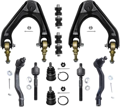 Vista 18 de Detroit Axle - Kit de suspensión delantera de 10 piezas para Chevrolet Trailblazer GMC Envoy 2002-2009 2003 2004 2005 2006 2007 2008 Brazos