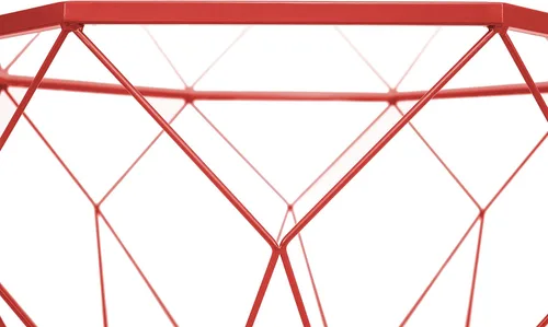 Vista 5 de LeisureMod Malibu - Mesa de centro octágono de 31 pulgadas, moderna mesa de cristal templado con parte superior de cristal templado y marco