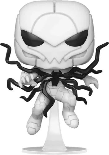 Vista 4 de Funko Pop! Venom Poison Spider-Man Glow in the Dark Chase (exclusivo de EE) con protector EcoTEK Pop