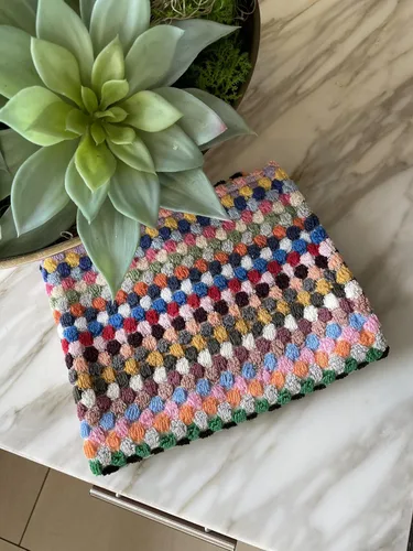 Vista 6 de Gummo Rainbow - Toallas de cocina de algodón turco de doble cara con pompones, colección de toallas de cocina, estilo bohemio (1)