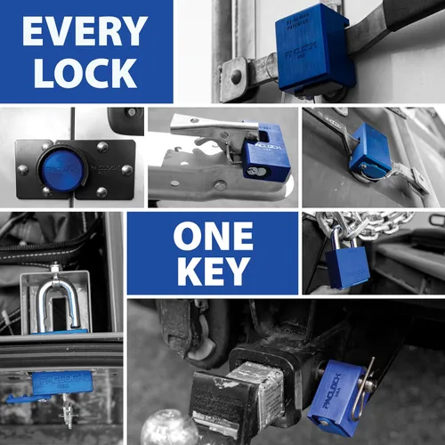 Vista 7 de PACLOCK's 7-Series Flat Back Puck w/Tapped Holes, High Security Rotating Disc, Manufacturer-Controlled Key Assigning, Exclusive Key Number, U-Pick!