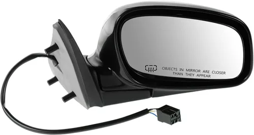 Vista 35 de TRQ Cubierta cromada del espejo manual del lado del pasajero, acabado liso para Volvo VNL 2004-2014