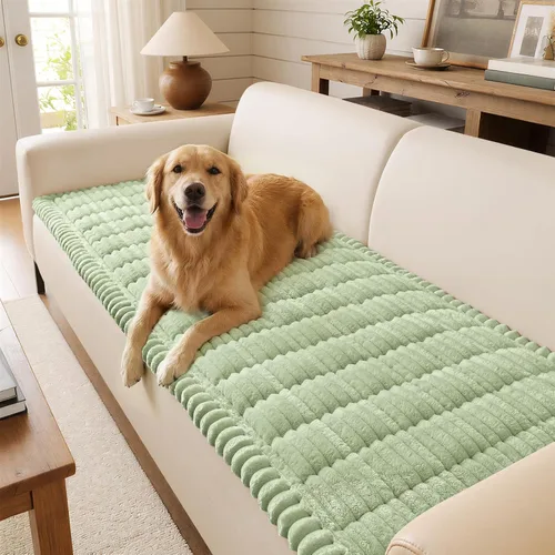 Vista 15 de decorUhome Funda de sofá mullida para mascotas, funda de sofá antideslizante para brazo de sofá, protector de sofá suave y grueso, fundas de sofá