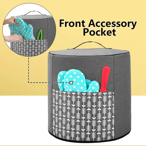Vista 2 de Yarwo Cubierta para olla a presión compatible con Ninja Foodi de 6.5 cuartos y 8 cuartos de galón, cubierta antipolvo para electrodomésticos