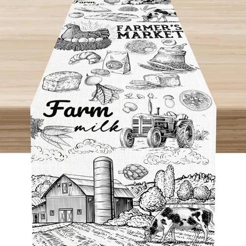 Vista 30 de Camino de mesa costero, playa de verano, estrellas de mar, caballito de mar, conchas de mar, azul, coral, náutico, tropical, océano, decoración