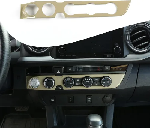 Vista 19 de Lcojicep Cubierta de panel de botón de aire acondicionado, accesorios de automóvil compatibles con Tacoma 2016-2020