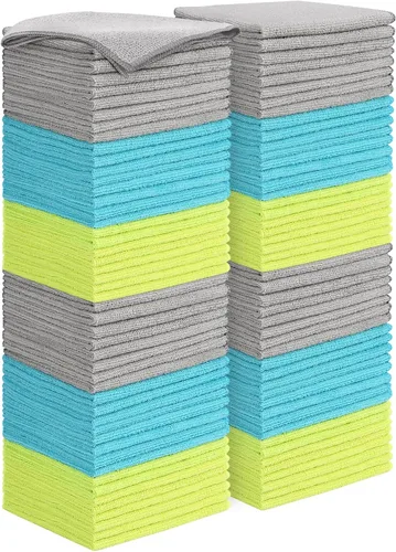 Vista 33 de AIDEA Paquete de 8 paños de limpieza de microfibra, toallas de microfibra suave para automóviles, trapos de limpieza absorbentes, sin pelusas, sin