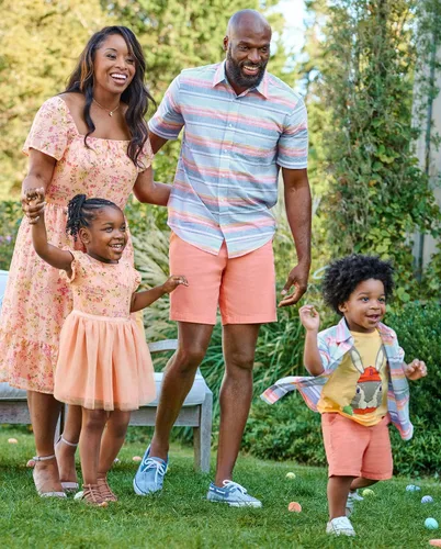 Vista 4 de The Children's Place - Camisa de manga corta con botones para niños grandes