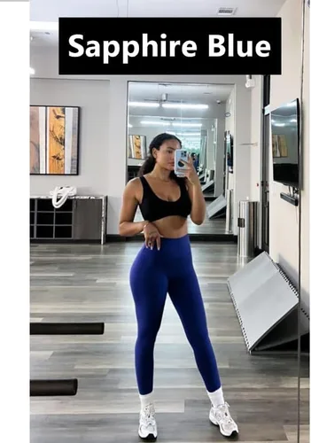 Vista 5 de HeyNuts Essential - Leggings extra largos para mujer, cintura alta, control de abdomen, leggings de entrenamiento de 31 pulgadas