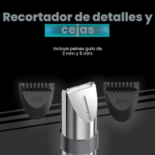 Vista 5 de Conair Recortadora de orejas, nariz y cejas para hombres, cuchilla biselada patentada de 360° para evitar tirones, rasguños o cortes garantizados