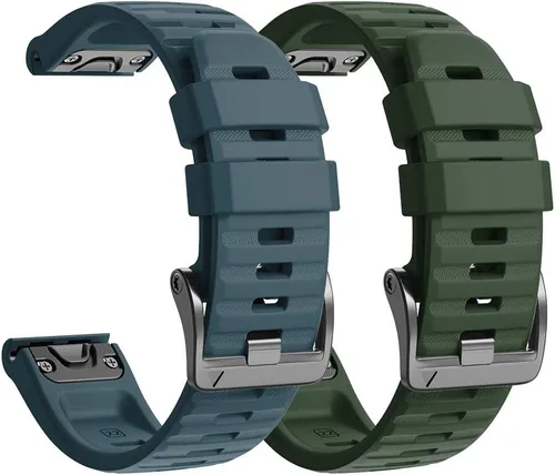 Vista 11 de NotoCity Compatible con Fenix 6 Pro Band 0.866 in Easy Fit para Fenix 5/Fenix 5 Plus/Fenix 6/Fenix 6 Pro/Forerunner 935/Forerunner 945/Approach negro