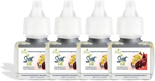 Vista 9 de Scent Fill Ambientador enchufable de sidra de manzana, 4 recambios de aceite perfumado