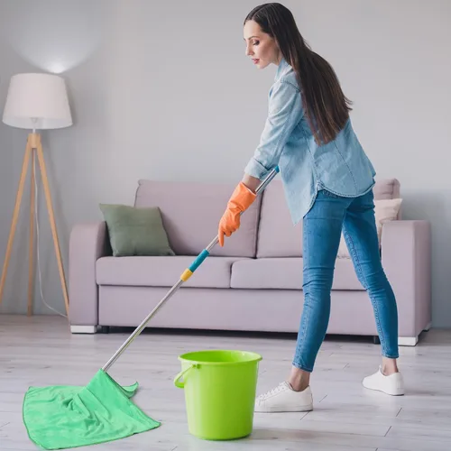 Vista 2 de 10 piezas de paño de limpieza de microfibra extra grande de 30" x 20" toalla de microfibra grande para piso reutilizable lavable sin pelusa